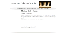 Tablet Screenshot of matthias-roth.info